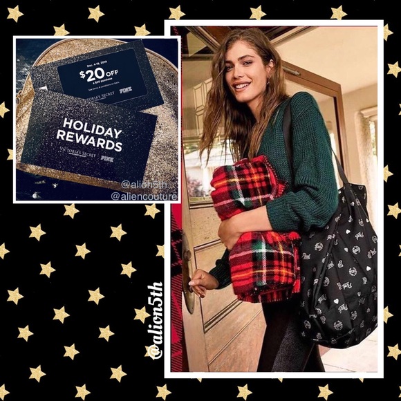 VS Pink HUGE Zip Top Tote Bag - Picture 1 of 8